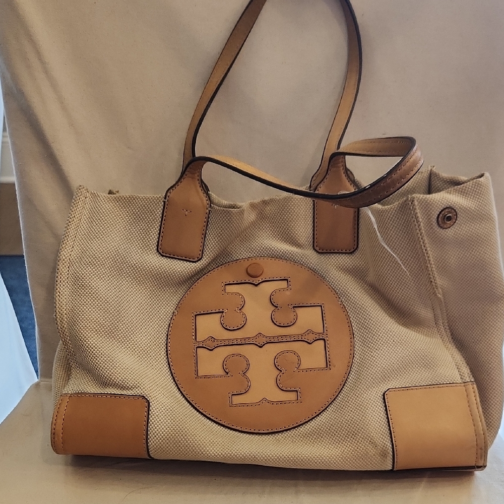 Tory Burch Tan and Brown Tote